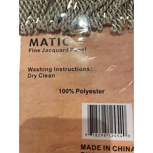 Drapes Curtains Jacquard Panels by Matic 3 Panels 84x55 Sage embossed floral - Picture 6 of 9